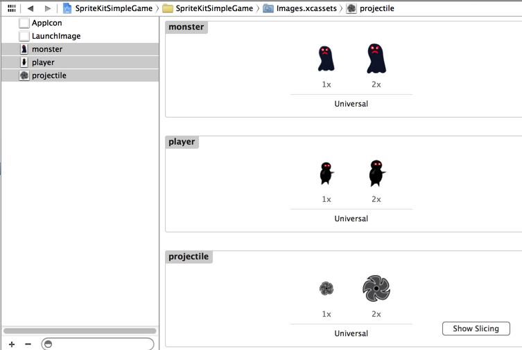 将图片素材导入工程中